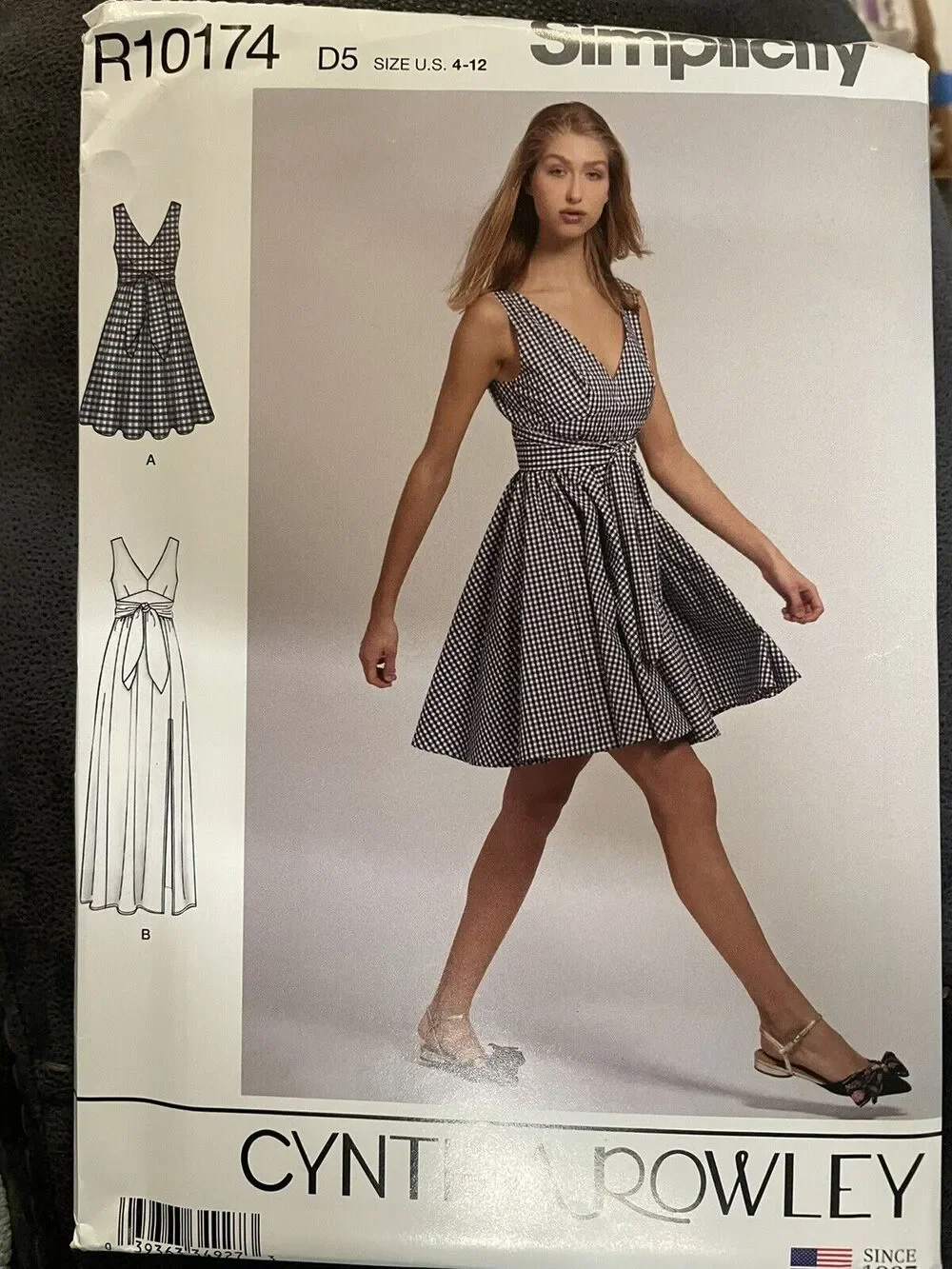 Simplicity R10174 D5 Size 4-12 Misses Dress 2 Lengths UNCUT Cynthia Rowley